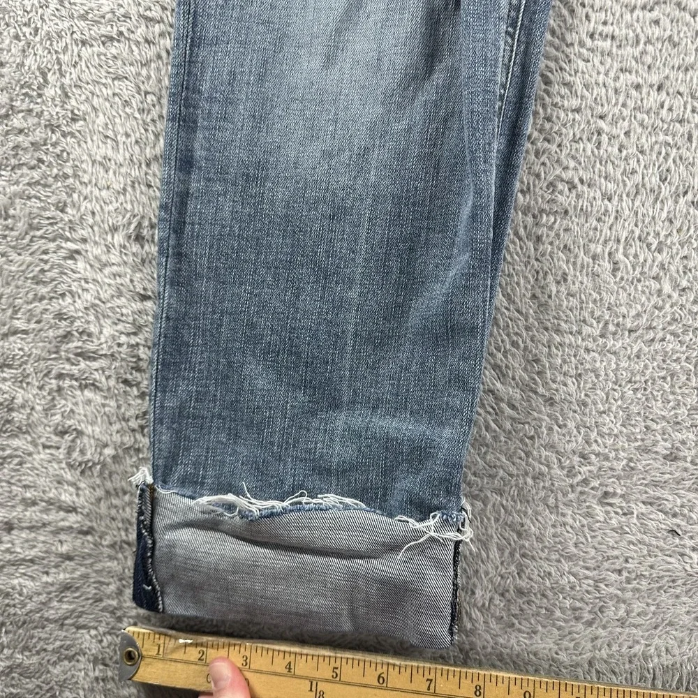 Kut From The Kloth Jeans Womens 14 Catherine Boyfriend Heavy Distress Rips Faded